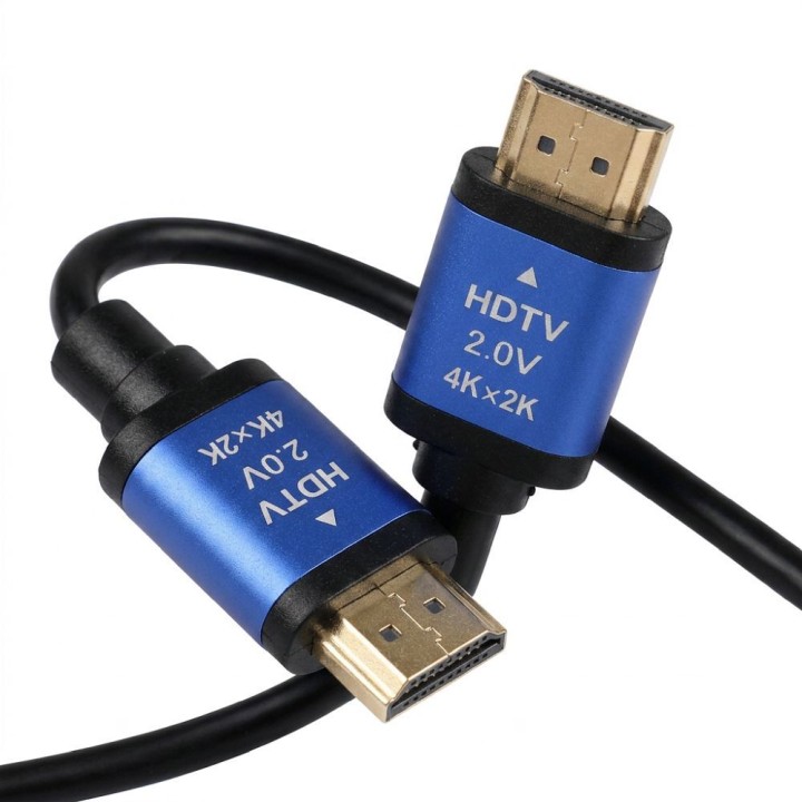 Cable HDMI 2.0 Blue Star 4K 120Hz - High Speed, HDR, ARC, Ethernet, AWM, 18Gbps 1,5 m black