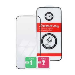 Szkło hartowane Ultra Strong 45kg do iPhone 13 / 13 PRO / 14 / 16e / 17e