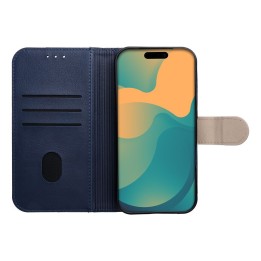 Чехол с клапаном для iPhone 17 / 18 Split Book granatowo-kremowe