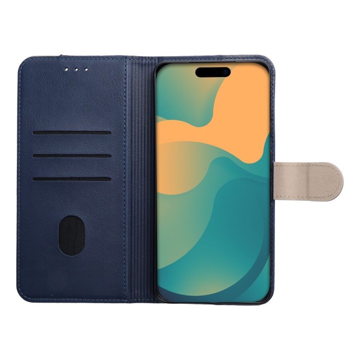 Etui z klapką na Xiaomi Redmi NOTE 15 PRO PLUS 5G Split Book granatowo-kremowe