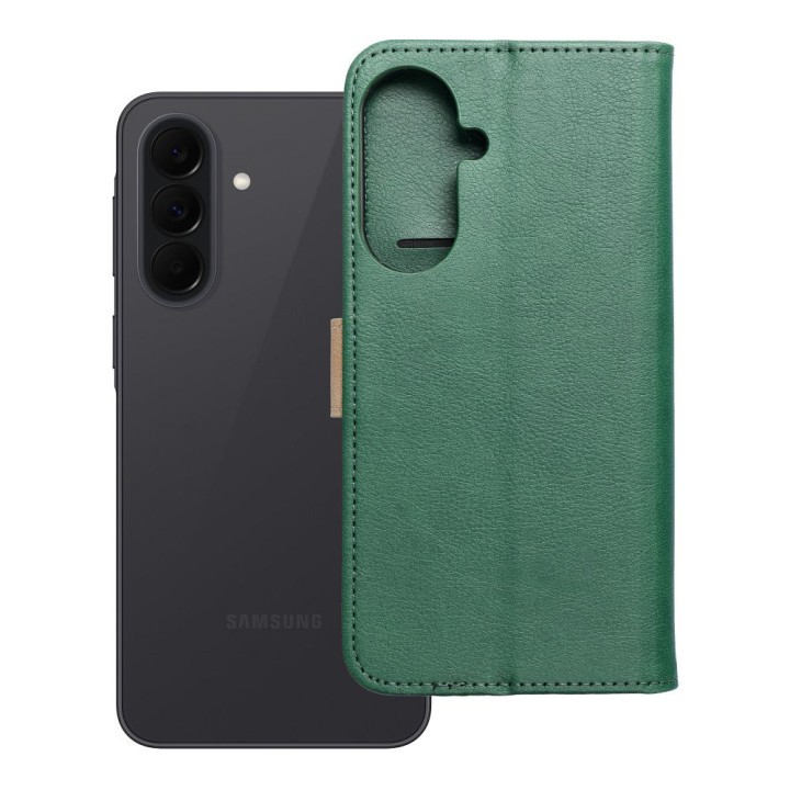 Flip case for Samsung A57 Split Book green-gold
