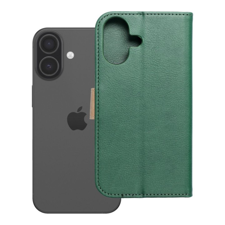 Чохол з клапаном для iPhone 17 / 18 Split Book зелено-золотий