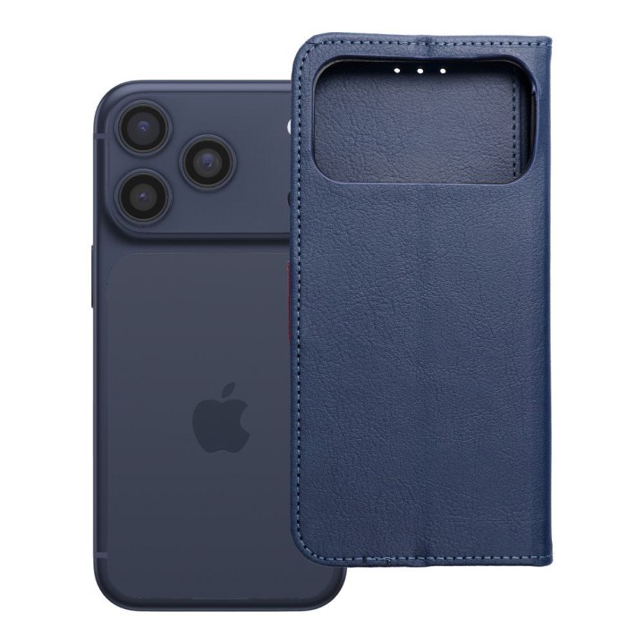 Flip case for iPhone 17 PRO MAX / 18 PRO MAX Split Book granatowo-czerwone