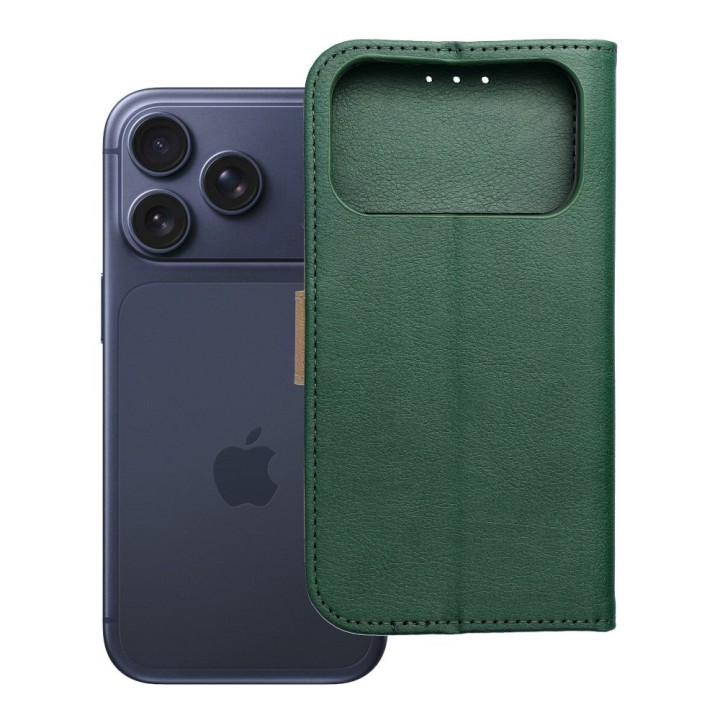 Flip case for iPhone 17 PRO / 18 PRO Split Book green-gold