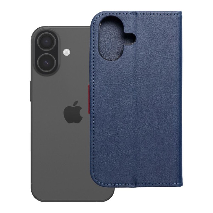 Flip case for iPhone 17 / 18 Split Book granatowo-czerwone