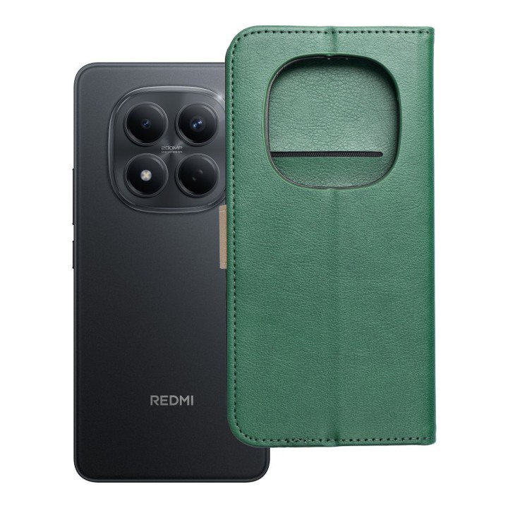 Чехол с клапаном для Xiaomi Redmi NOTE 15 PRO 4G Split Book зелено-золотой
