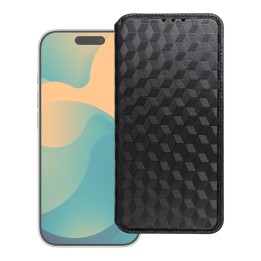 Etui z klapką na Samsung S26 PLUS Cubic Book czarne