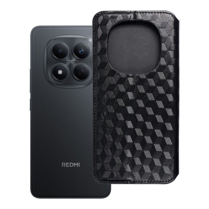 Flip case for Xiaomi Redmi NOTE 15 5G Cubic Book black