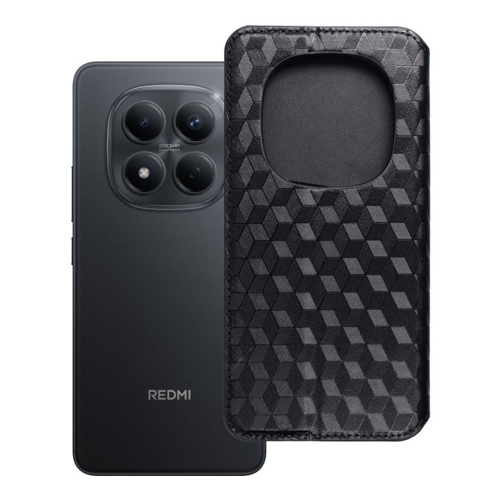 Flip case for Xiaomi Redmi NOTE 15 PRO 5G Cubic Book black
