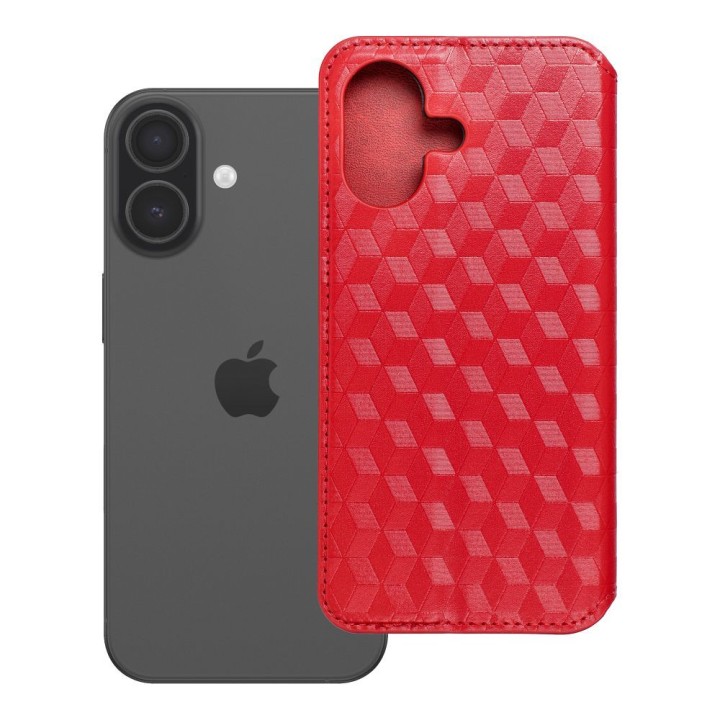 Flip case for iPhone 17 / 18 Cubic Book red