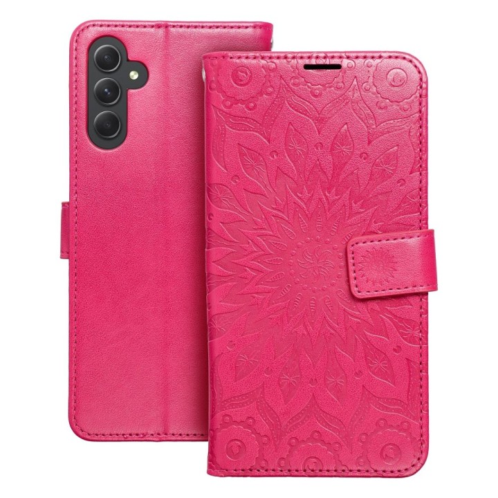 Flip case for Samsung A34 5G Mezzo Book mandala magenta