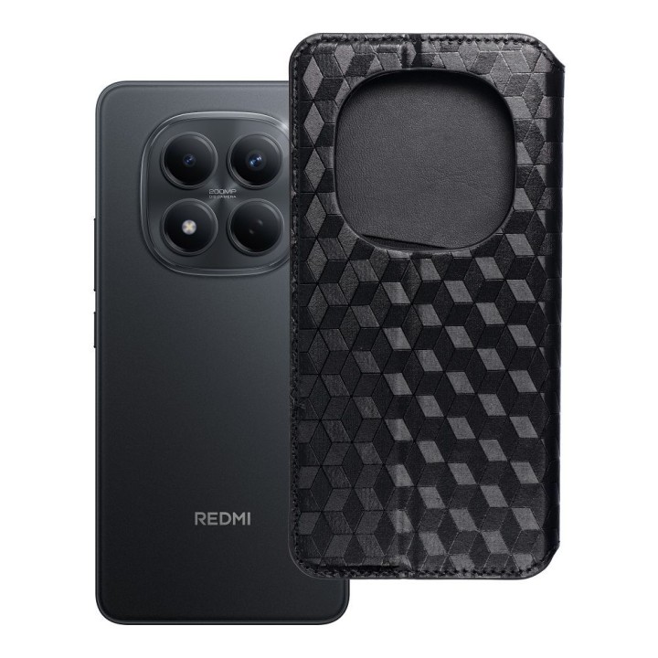Flip case for Xiaomi Redmi NOTE 15 PRO Plus 5G Cubic Book black