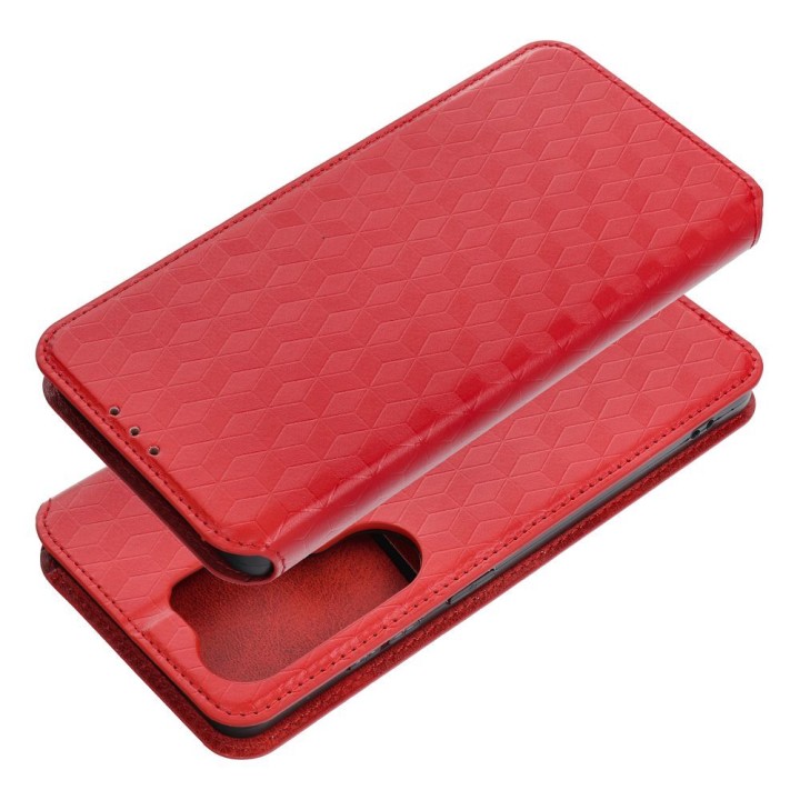 Чохол з клапаном для Samsung S26 Cubic Book червоний