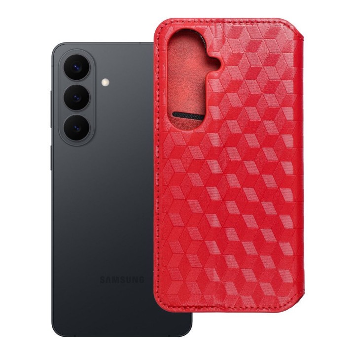 Flip case for Samsung S26 Cubic Book red