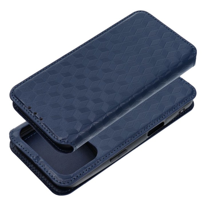 Flip case for iPhone 17 PRO MAX / 18 PRO MAX Cubic Book blue