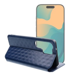 Чехол с клапаном для Samsung S26 Cubic Book синий
