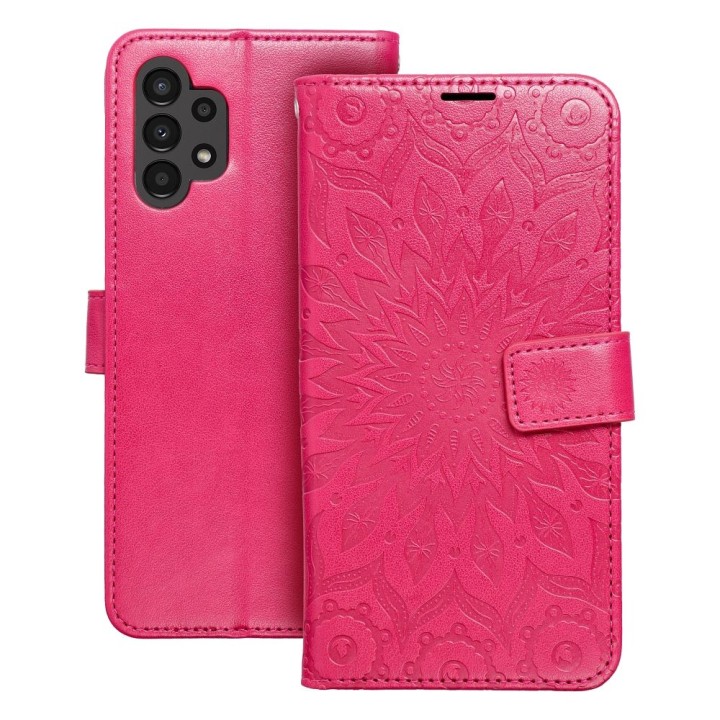 Flip case for Samsung A13 4G Mezzo Book mandala magenta