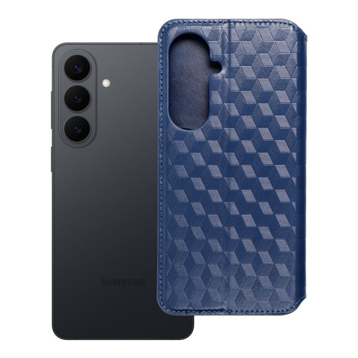 Чехол с клапаном для Samsung S26 PLUS Cubic Book синий