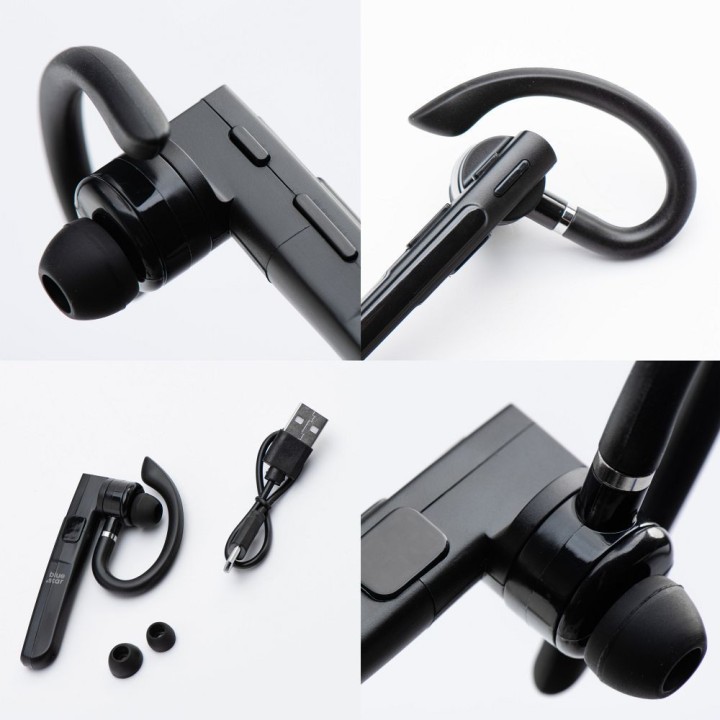 Wireless headset mono Blue Star Adventure black