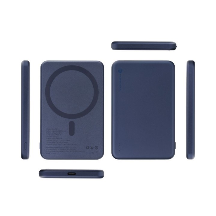 Powerbank zgodny z MagSafe Forcell F-Energy Slim F5K9 QC4.0 PD3.0 15W 5000 mAh granatowy  0INT