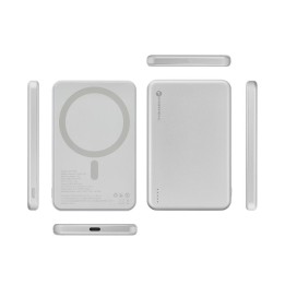 Power bank MagSafe compatible Forcell F-Energy Slim F5K9 QC4.0 PD3.0 15W 5000 mAh cloud dancer 0INT