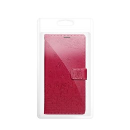 Чохол з клапаном для Redmi NOTE 15 PRO 5G Mezzo Book коти червоний