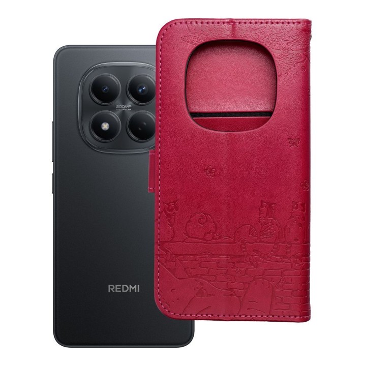 Flip case for Redmi NOTE 15 PRO 5G Mezzo Book cats red