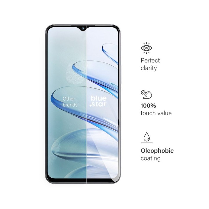 Загартоване скло для Honor 70 LITE Blue Star