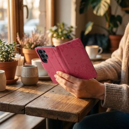 Etui z klapką na Redmi NOTE 15 PRO PLUS 5G Mezzo Book koty czerwone