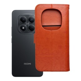 Чехол с клапаном для Redmi NOTE 15 PRO PLUS 5G Mezzo Book коты коричневый