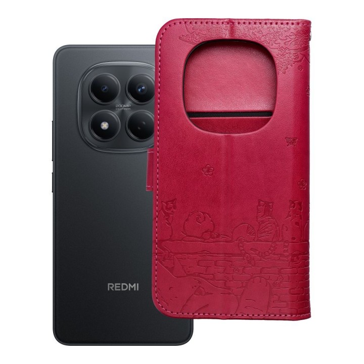 Flip case for Redmi NOTE 15 PRO PLUS 5G Mezzo Book cats red