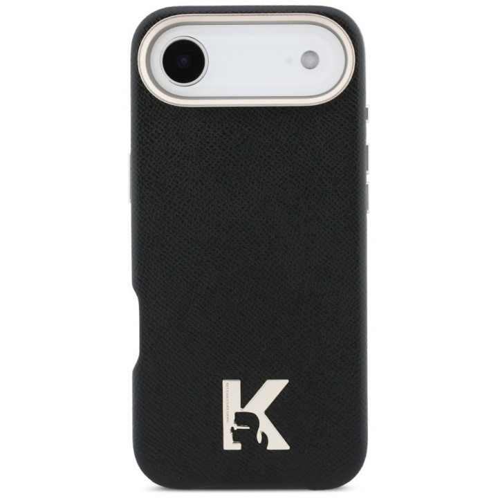KARL LAGERFELD чехол для IPHONE 17 Air совместимый с MagSafe KLHMP17M5PGFKHGK (PU FW W/ KHead Logo) черный