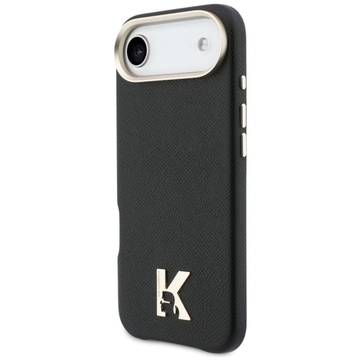KARL LAGERFELD чохол для IPHONE 17 Air сумісний із MagSafe KLHMP17M5PGFKHGK (PU FW W/ KHead Logo) чорний
