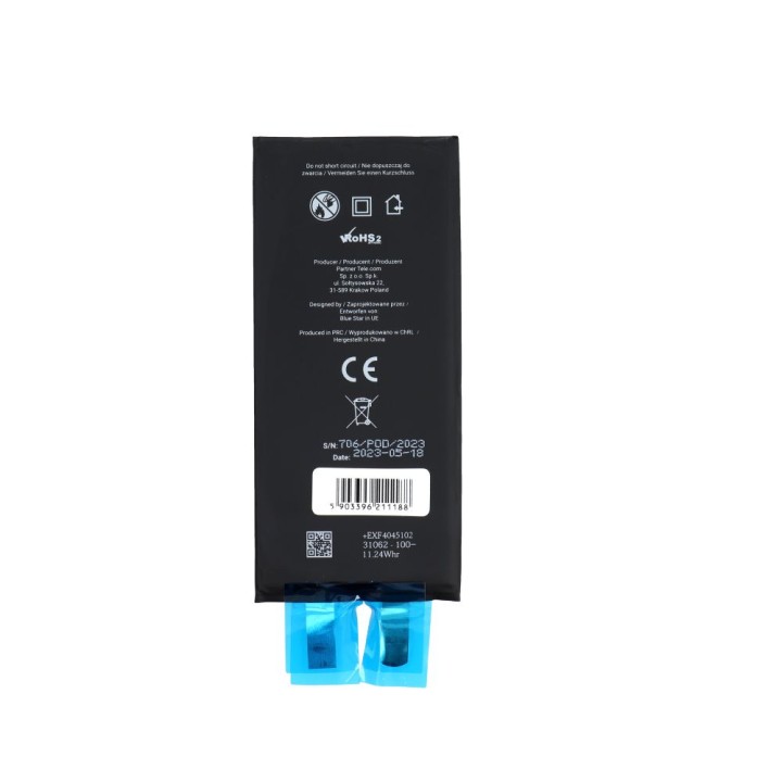 Акумулятор без BMS для iPhone XR 2942 mAh Blue Star HQ