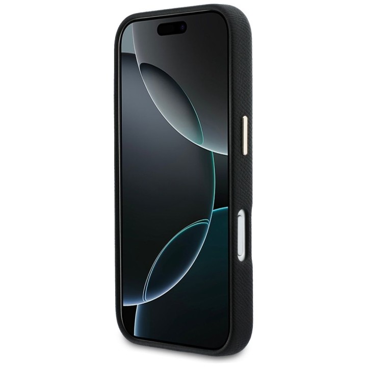 GUESS чохол для IPHONE 17 Pro GUHCP17L5PS4RGGK (PU FW Resin Logo) чорний