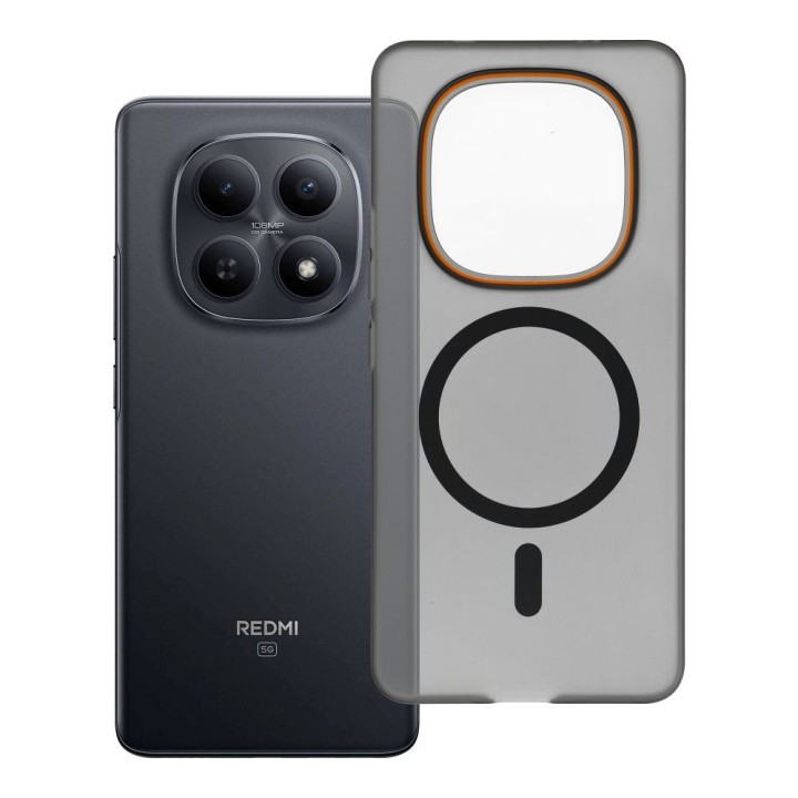 Чохол для Xiaomi Redmi Note 15 PRO 4G Go Orange сумісний із MagSafe чорний