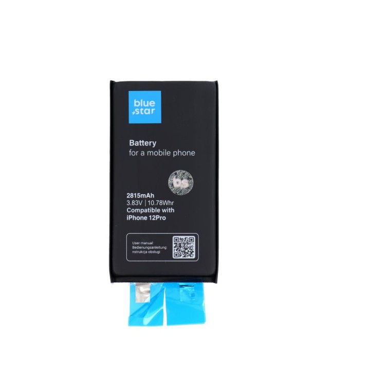 Акумулятор без BMS для iPhone 12 / 12 Pro 2815 mAh Blue Star HQ