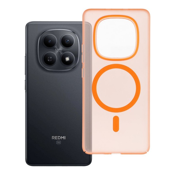 Case for Xiaomi Redmi Note 15 4G Go Orange compatible with MagSafe orange