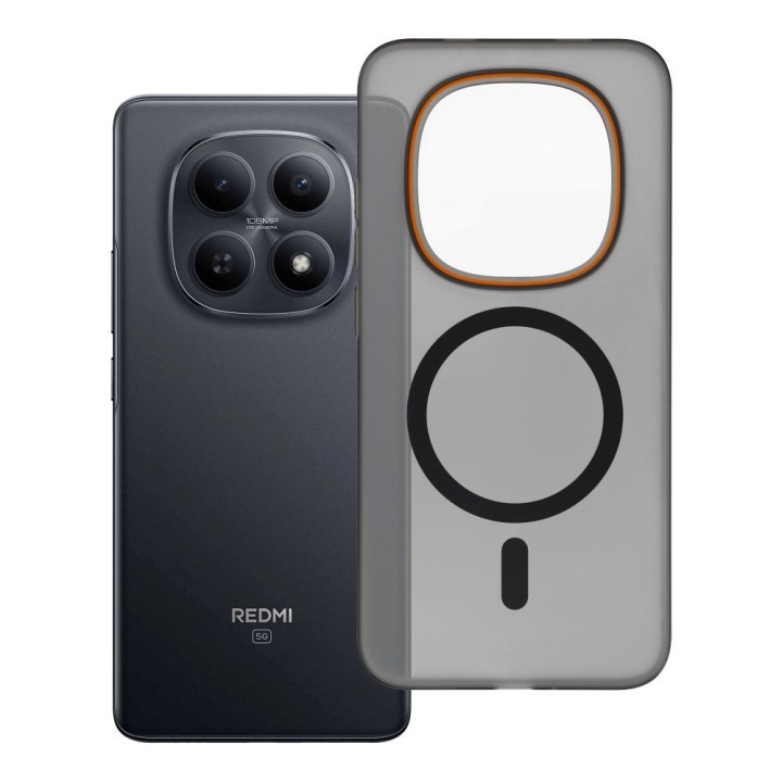 Чохол для Xiaomi Redmi Note 15 PRO 5G Go Orange сумісний із MagSafe чорний