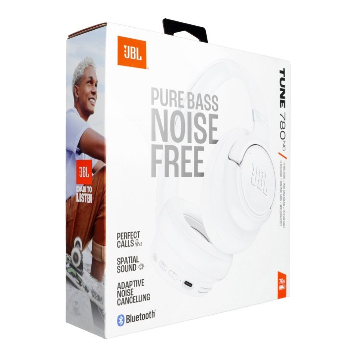 Беспроводные накладные наушники JBL Tune 780NC белые
