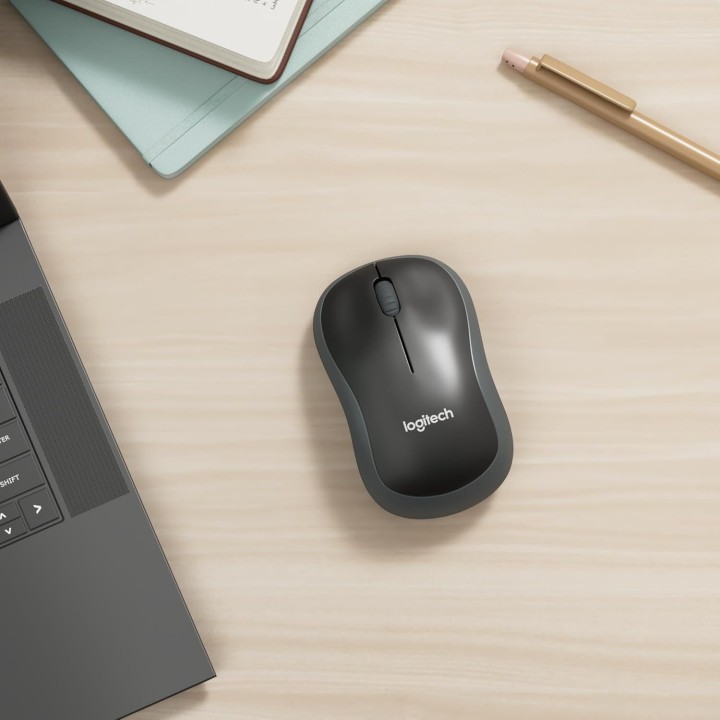 Mouse wireless Logitech 2,4G 1000 dpi M185 grey