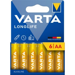 VARTA bateria alkaliczna R6 (AA) Longlife 6 szt