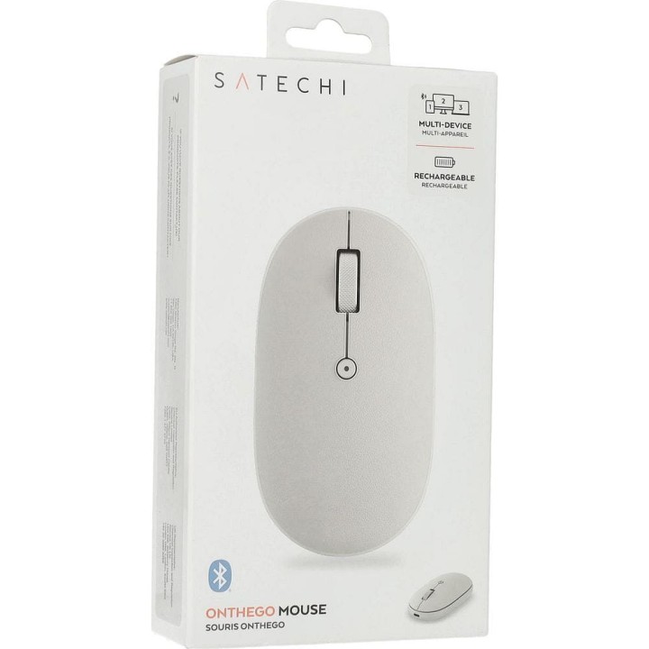 Mouse wireless Satechi 2,4G 2400 dpi OntheGo ST-MOTGW piaskowa
