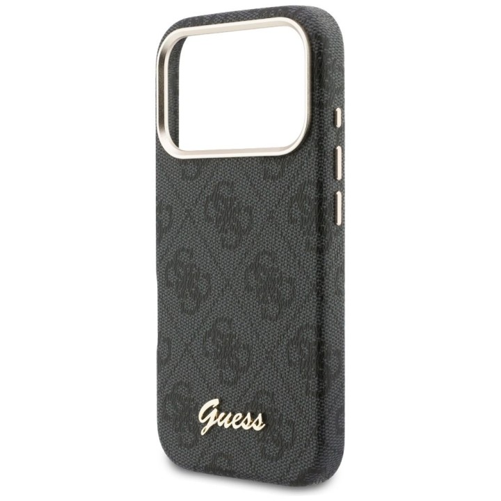 GUESS чохол для IPHONE 17 Pro Max сумісний із MagSafe GUHMP17X5P4FWMSK (PU FW 4G Script) чорний