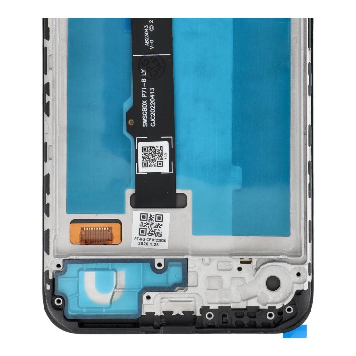 FixCell LCD display for MOTOROLA G31 HARD OLED with frame