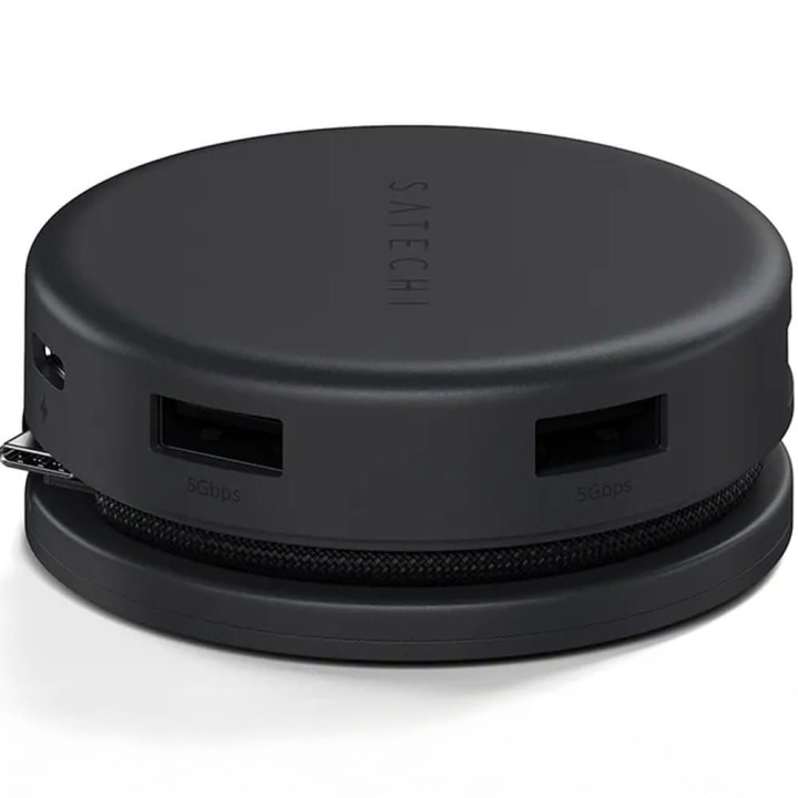 Адаптер HUB 7w1 USB C Satechi Multiport ST-POTG7C черный
