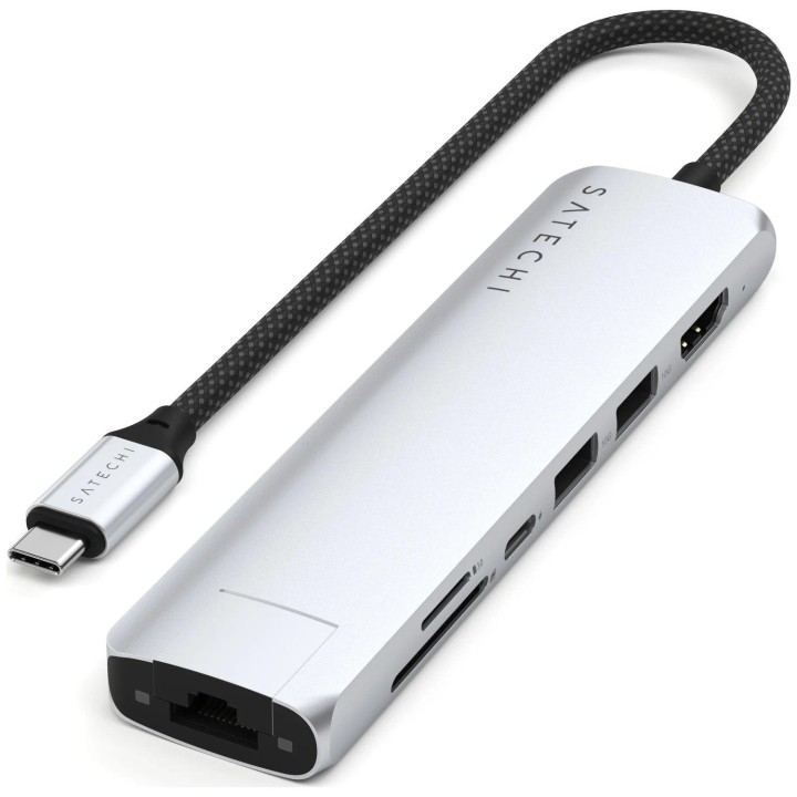 Hub adapter 7-in-1 USB C Satechi Slim ST-P7SS silver