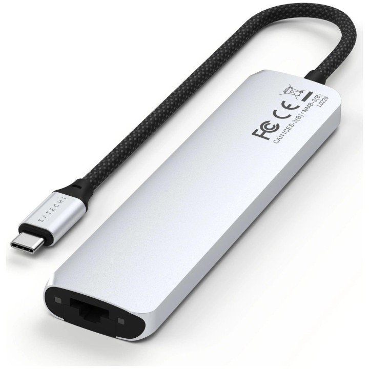 Hub adapter 7-in-1 USB C Satechi Slim ST-P7SS silver