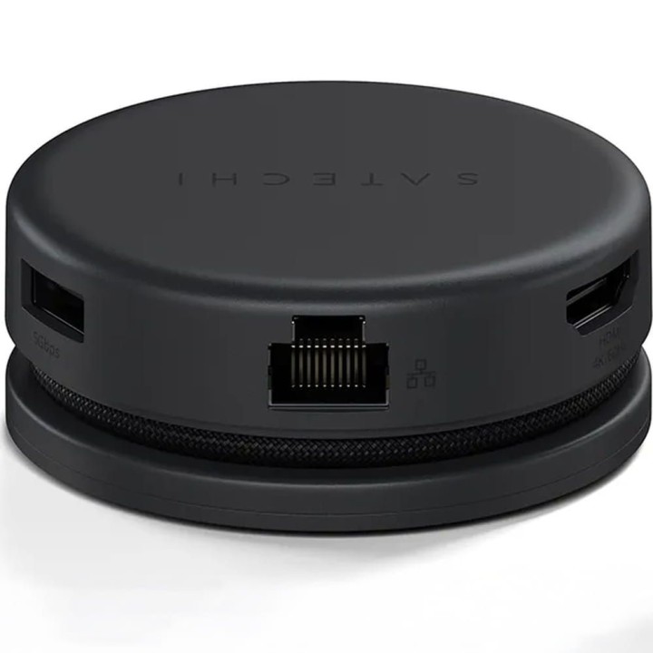 Адаптер HUB 7w1 USB C Satechi Multiport ST-POTG7C черный