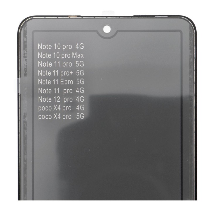 FixCell LCD display for REDMI NOTE 10 PRO 4G / 11 PRO/ 12 PRO 4G INCELL without frame